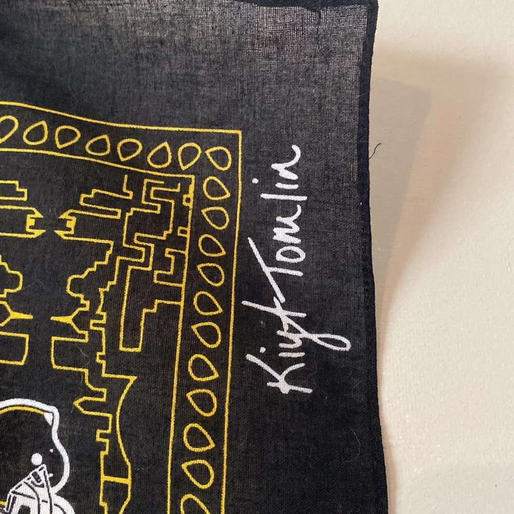 Ford X Pittsburgh Steelers Kiyt Tomlin bandanna scarf signed Collectors edition